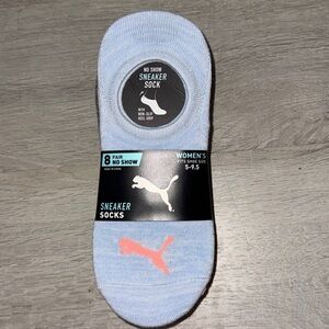 Puma Women's No Show Sneaker Socks 8 Pack